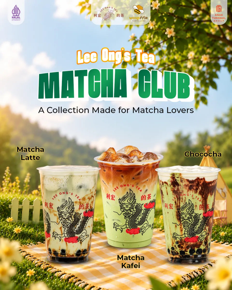 Karya koleksi Matcha Club Lee Ong’s Tea untuk pencinta matcha