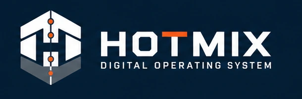 HDOS — Hotmix Digital Operating System logo
